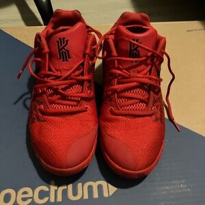 Kids Red Basketball Shoes